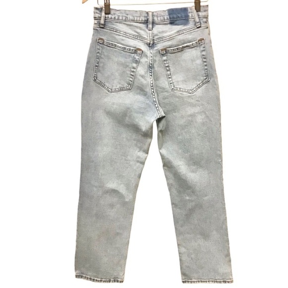 Abercrombie 6 (28) Ankle Straight Ultra High Rise Curve Love Jeans Women - Picture 3 of 11